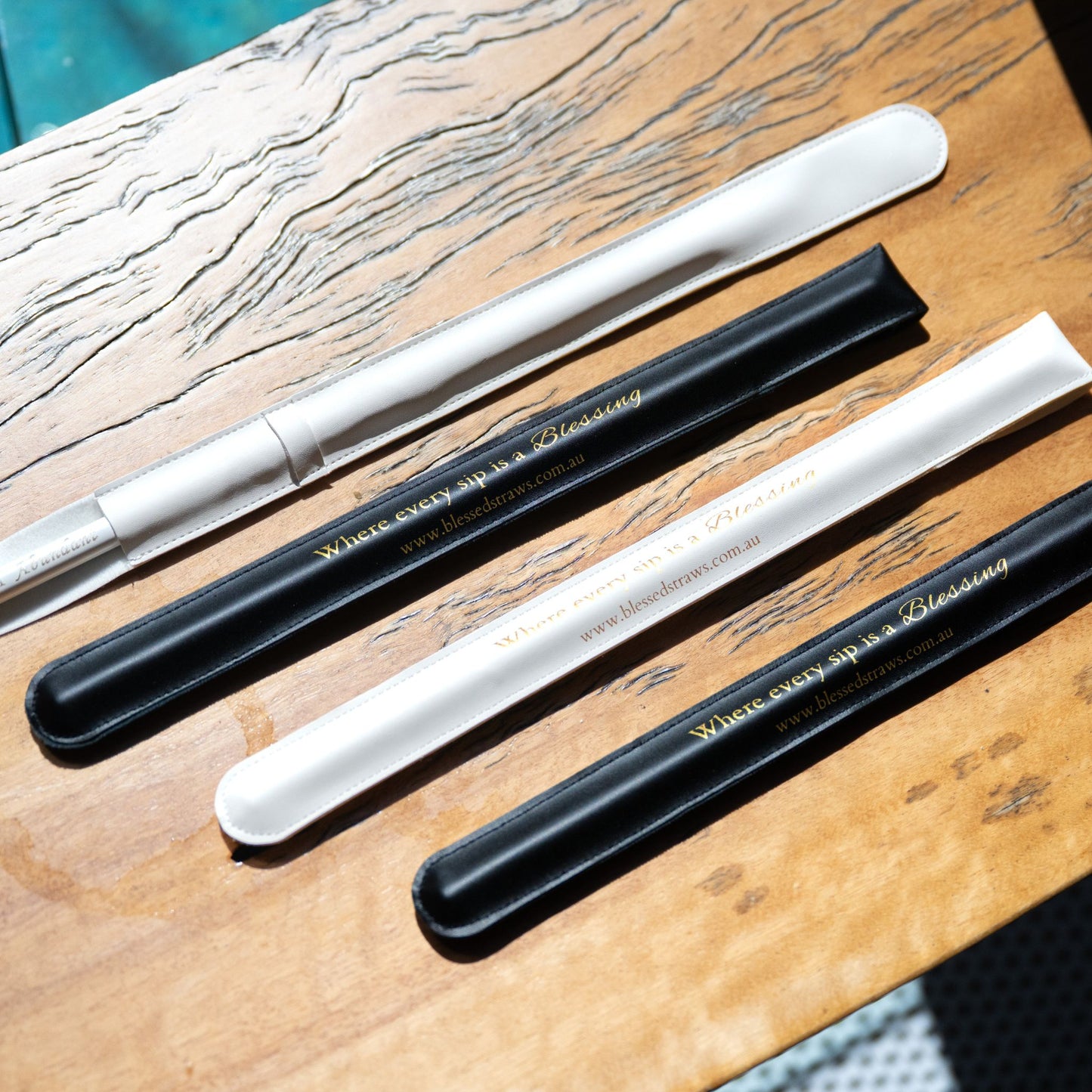 Blessed Straws carry case for reusable affirmation straw