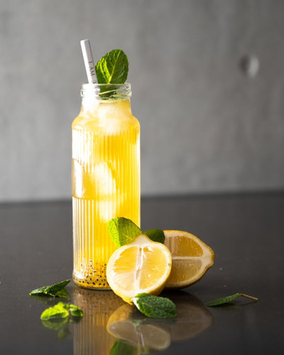 I AM FEARLESS reusable affirmation straw in a cup